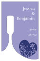 Hearts of Love Bottoms Up Rectangle Wine Wedding Label 2.25 x 3.5